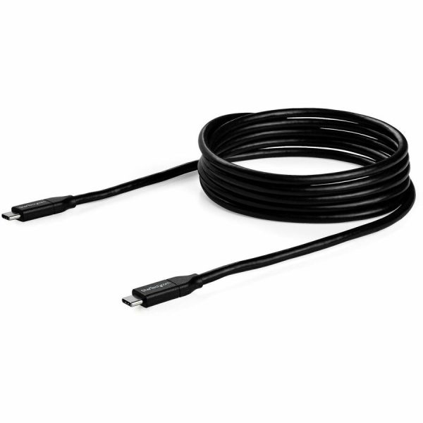 StarTech.com 2m 6 ft USB C to USB C Cable w/ 5A PD - M/M - USB 2.0 - USB-IF Certified - USB Type C Cable - USB C Charging Cable - USB C PD Cable - Image 4