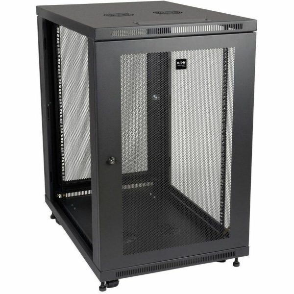 Eaton Tripp Lite Series SmartRack 18U Mid-Depth Half-Height Rack Enclosure Cabinet - Image 4
