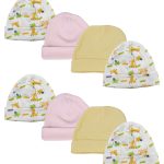 Baby Girl Infant Caps (pack Of 8) Nc_0320