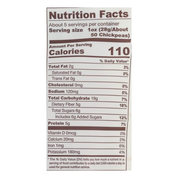 Biena Chickpea Snacks - Honey Roasted - Case of 8 - 5 oz. - Image 2