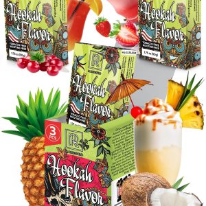 Mini Cocktail Hookah Flavors Set   3 x 50g non tobacco hookah flavor for your Hookah Bowl (Pina colada   Sex on the beach   Pink lemonade) Hookah Bundle Pack of 3   Try these Tobacco Free Shisha