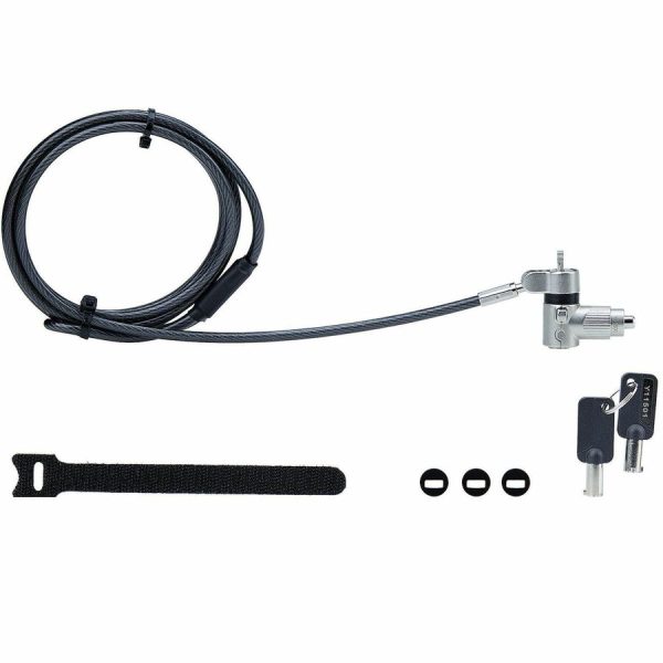 StarTech.com 3-in-1 Universal Laptop Lock 6.6ft, Master Keyed Locking Cable, Security Cable, Compatible w/Noble Wedge®/Nano/K-Slot - Image 10