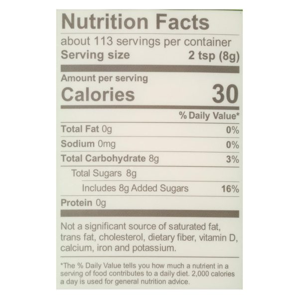 Wholesome Sweeteners Sugar - Organic - Cane - Fair Trade - 2 lb - case of 12 - Image 3