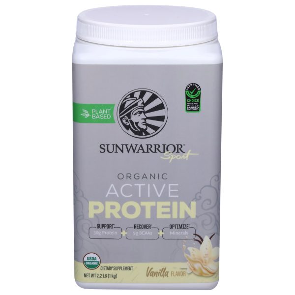 Sunwarrior - Actv Protein Og2 Vanilla - EA of 1-2.2 LB - Image 2