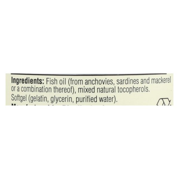 Spectrum Essentials Omega-3 Fish Oil Dietary Supplement  - 1 Each - 100 CAP - Image 2