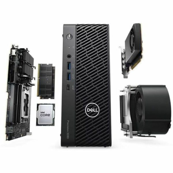 Dell Precision 3000 3280 Workstation - Core i7 14th Gen i7-14700 - vPro Technology - 16 GB - 512 GB SSD - Compact - Black - Image 5
