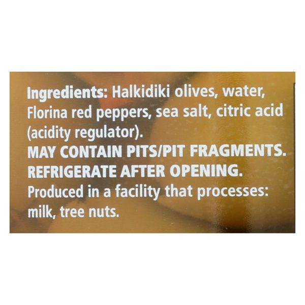Divina - Olives Stuffed with Sweet Peppers - Case of 6 - 7.8 oz. - Image 3