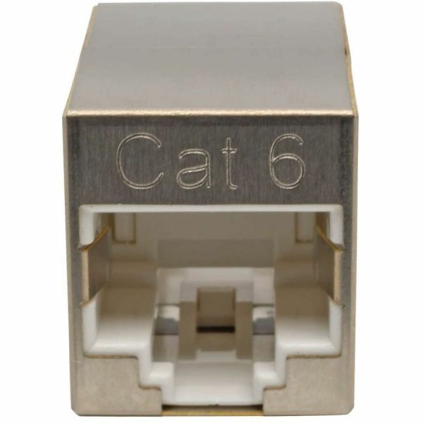 Eaton Tripp Lite Series Cat6 Straight-Through Modular Shielded Compact In-Line Coupler (RJ45 F/F), TAA - Image 2