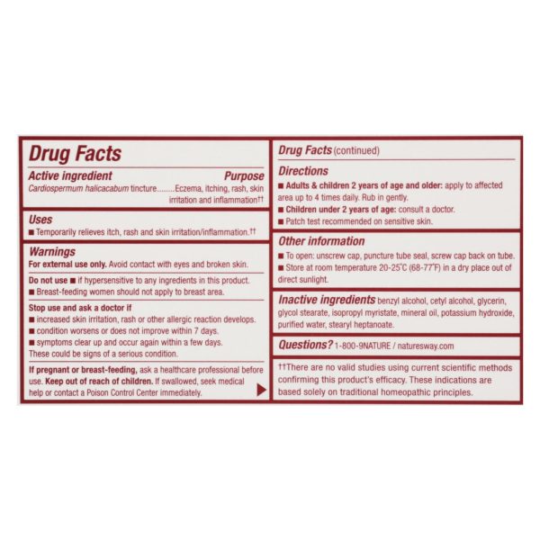 Boericke and Tafel - Florasone Itches and Rashes Cream - 1 oz - Image 2