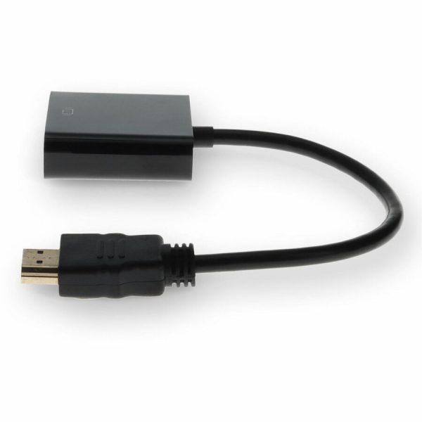 HDMI 1.3 Male to VGA Female Black Active Adapter For Resolution Up to 1920x1200 (WUXGA) - Image 2