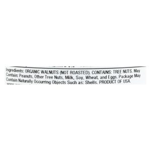 Aurora Natural Products - Organic Raw Walnuts - Case of 12 - 7 oz.