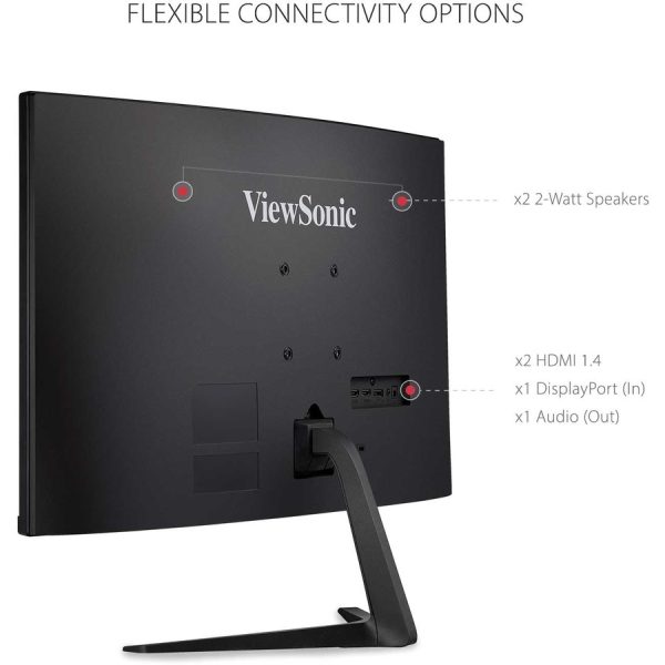 ViewSonic VX3218-PC-MHD 32 Inch Curved 1080p 1ms 180Hz Gaming Monitor with FreeSync Premium, Eye Care, HDMI and Display Port - Image 10