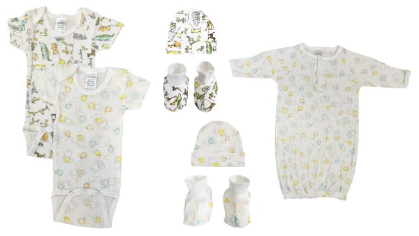 Unisex Newborn Baby 7 Pc  Sets Nc_0655