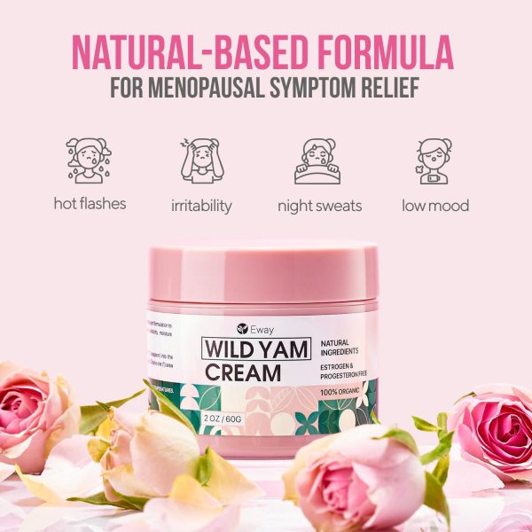 Wild Yam Cream for Hormone Balance and Deep Moisturizing - Organic Wild Yam Cream for Women’s Hormone Support, Skin Hydration, Overall Wellness, and Smoother Skin - Image 3