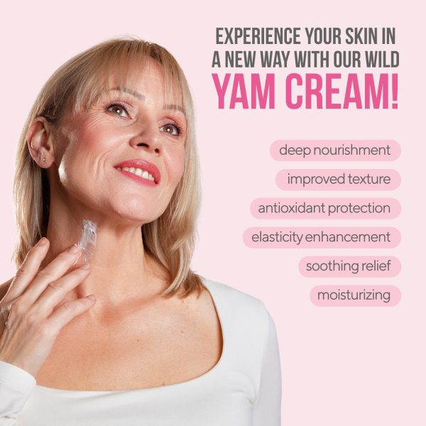 Wild Yam Cream for Hormone Balance and Deep Moisturizing - Organic Wild Yam Cream for Women’s Hormone Support, Skin Hydration, Overall Wellness, and Smoother Skin - Image 5