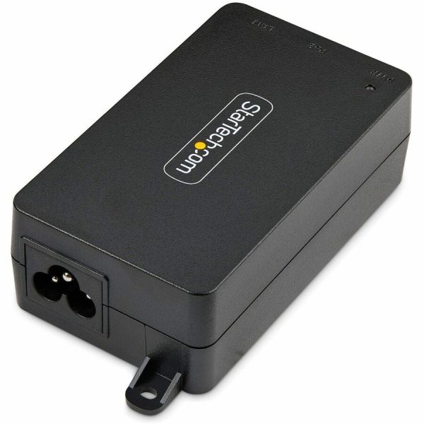 StarTech.com 1-Port 10Gbps Gigabit PoE++ Injector, 60W, 2.5/5/10G Ethernet/10/100/1000M, PoE++ (802.3af/at/bt), Wall Mountable, Unmanaged - Image 2