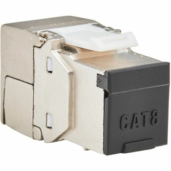 Eaton Tripp Lite Series Cat8 STP Shielded Tool-Free Keystone Jack, 568A/568B, TAA - Image 2