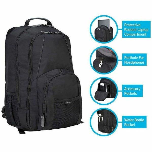 Targus Groove CVR617 Carrying Case (Backpack) for 17" Notebook - Black - TAA Compliant - Image 6