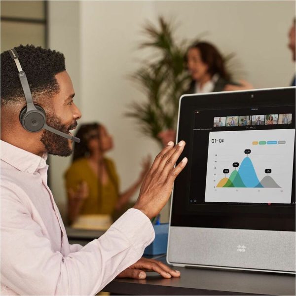 Cisco Dual-Ear, Carbon Black Headset Bundle - Image 2