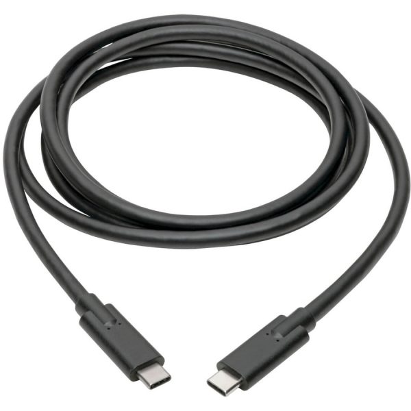 Eaton Tripp Lite Series USB-C Cable (M/M) - USB 3.2, Gen 1 (5 Gbps), 5A Rating, Thunderbolt 3 Compatible, 6 ft. (1.83 m) - Image 2