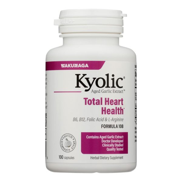 Kyolic - Aged Garlic Extract Total Heart Health Formula 108 - 100 Capsules - Image 3