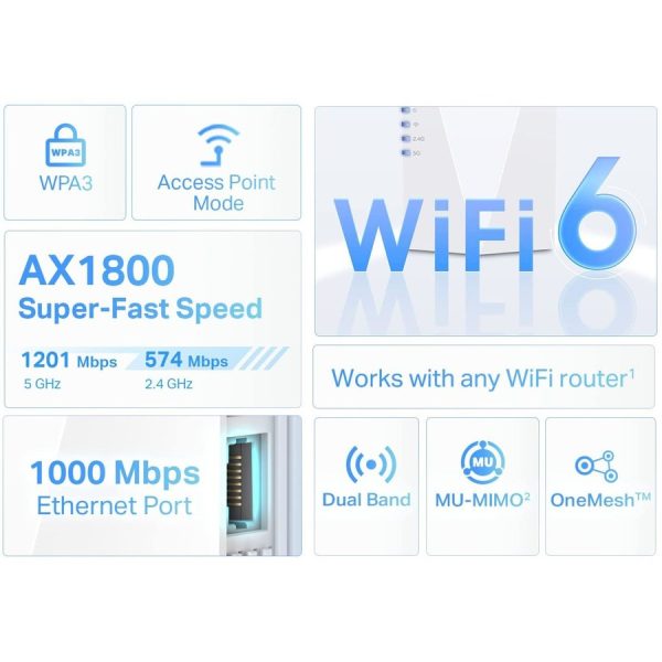 TP-Link RE600X - WiFi 6 Extender - Internet Booster - Image 7