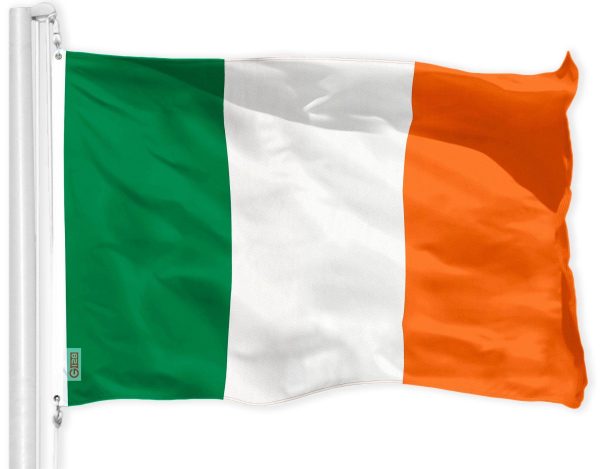 Ireland (Irish) Flag 150D Printed Polyester 3x5 Ft