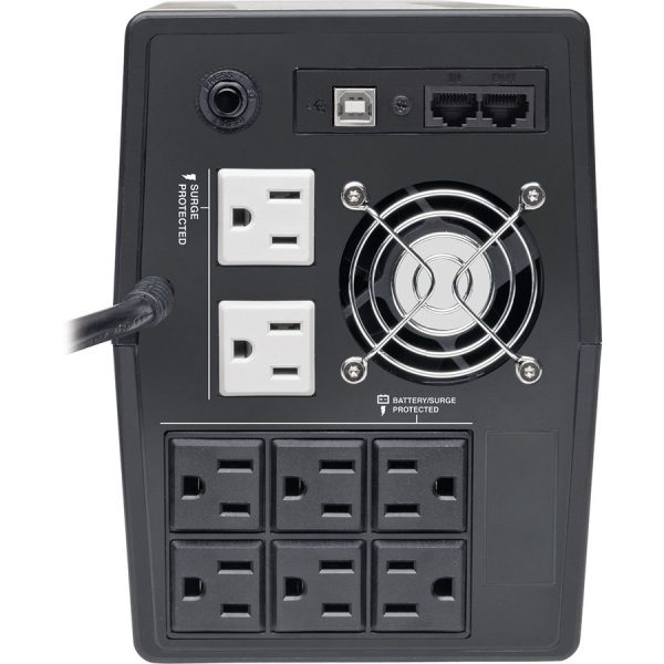 Eaton Tripp Lite Series 1200VA 600W Line-Interactive UPS with 8 Outlets - AVR, 120V, 50/60 Hz, LCD, USB, Tower - Image 4