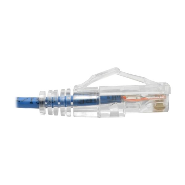 Eaton Tripp Lite Series Cat6 Gigabit Snagless Slim UTP Ethernet Cable (RJ45 M/M), PoE, Blue, 10 ft. (3.05 m) - Image 5