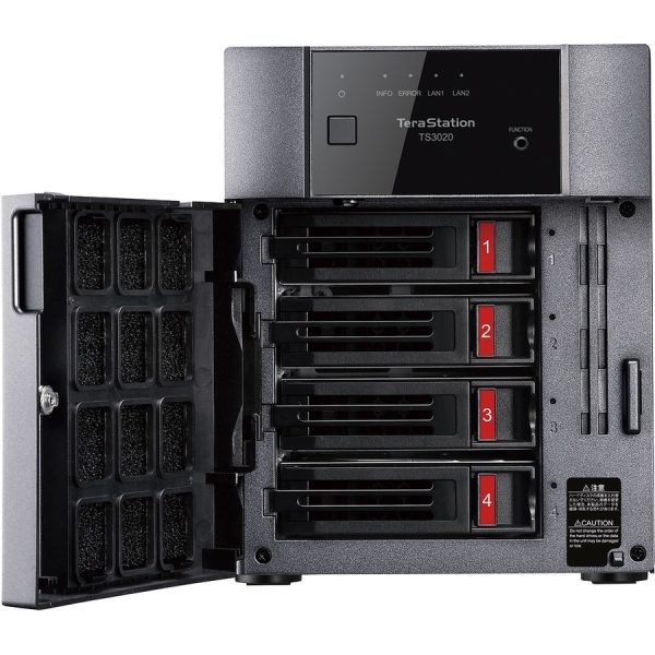 BUFFALO TeraStation 3420 4-Bay SMB 32TB (4x8TB) Desktop NAS Storage w/ Hard Drives Included - Image 2