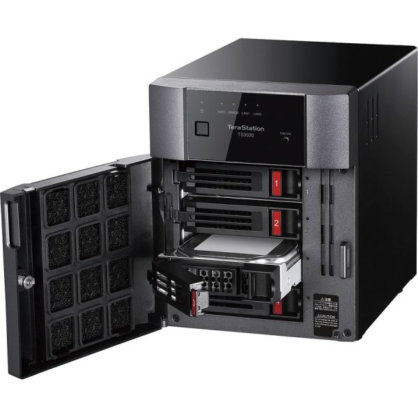 BUFFALO TeraStation 3420 4-Bay SMB 32TB (4x8TB) Desktop NAS Storage w/ Hard Drives Included - Image 3