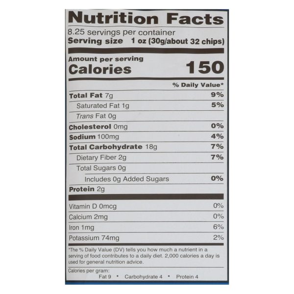 R. W. Garcia Organic Yellow Corn Chips - Case of 12 - 8.25 OZ - Image 3