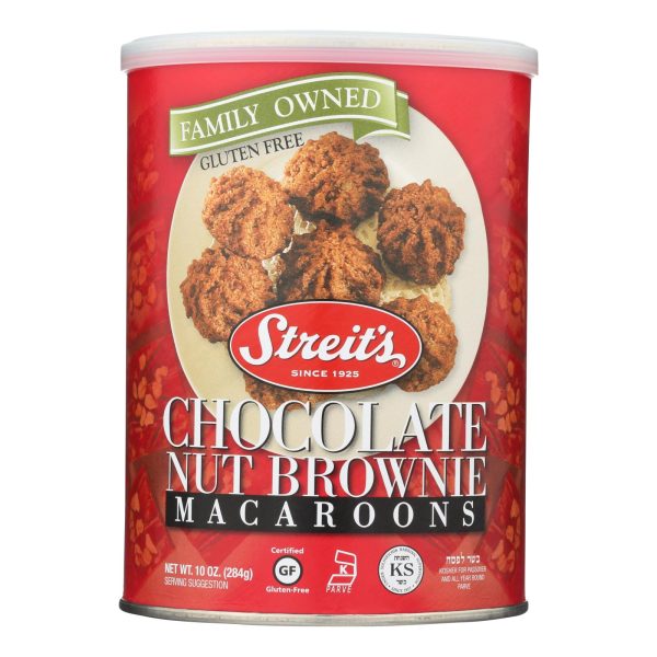 Streit's - Macaroon Chocolate Nut Brownie - Case of 12-10 OZ