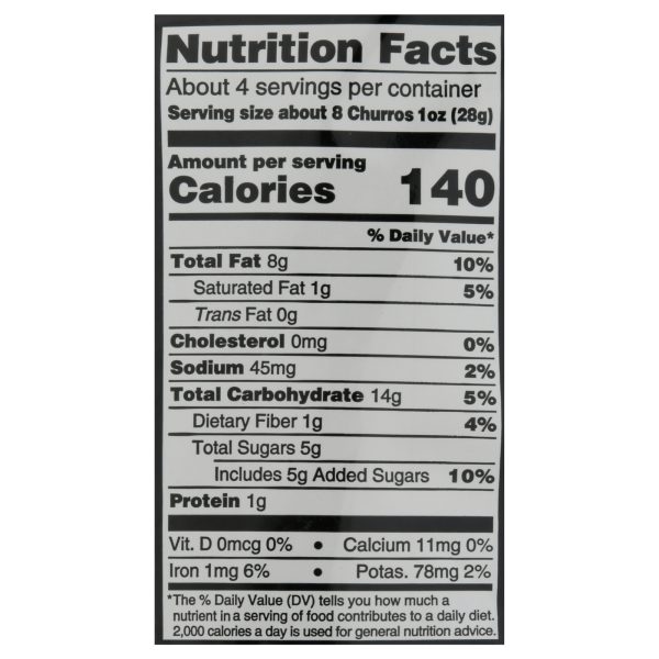 The Daily Crave - Churros Bynd Original Cinnamon Flv - Case of 6-4 OZ