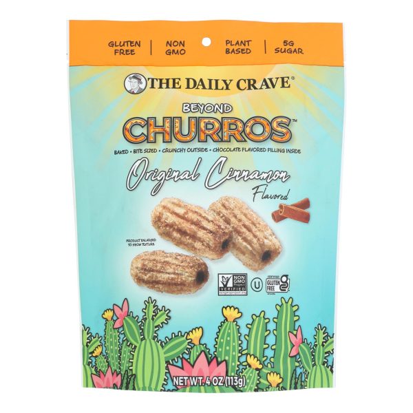 The Daily Crave - Churros Bynd Original Cinnamon Flv - Case of 6-4 OZ - Image 3