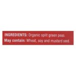 Farmer Direct Cooperative - Peas Organic Split Green - Case of 6-16 ounces