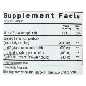 Kyolic - Aged Garlic Extract EPA Cardiovascular - 90 Softgels