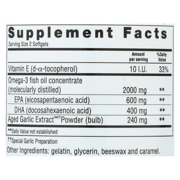 Kyolic - Aged Garlic Extract EPA Cardiovascular - 90 Softgels