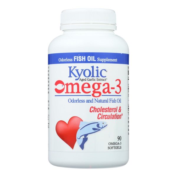 Kyolic - Aged Garlic Extract EPA Cardiovascular - 90 Softgels - Image 3