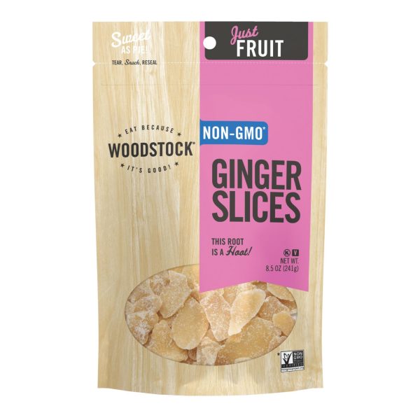 Woodstock Ginger Slices - Case of 8 - 8.5 OZ