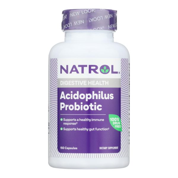 Natrol Acidophilus Probiotic - 100 mg - 150 Capsules - Image 3