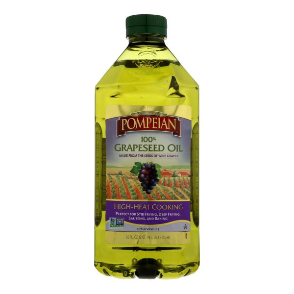 Pompeian 100% Grapeseed Oil - Case of 8 - 68 FZ - Image 2