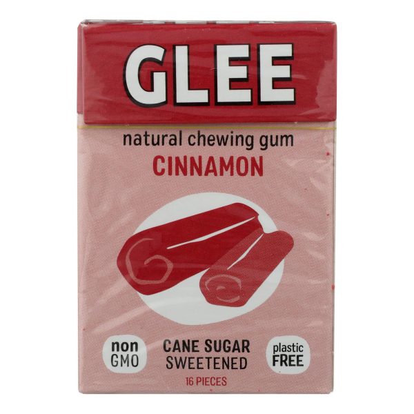 Glee Gum Chewing Gum - Cinnamon - Case of 12 - 16 Pieces - Image 2