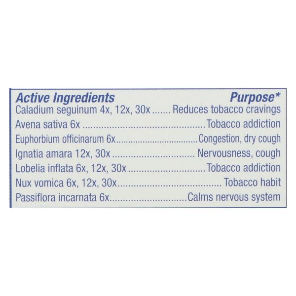 NatraBio Stop-It Smoking Detoxifying - 60 Tablets