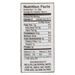 Delallo - Peppers Red & Yellow Roasted with Garlic - Case of 12-12 OZ