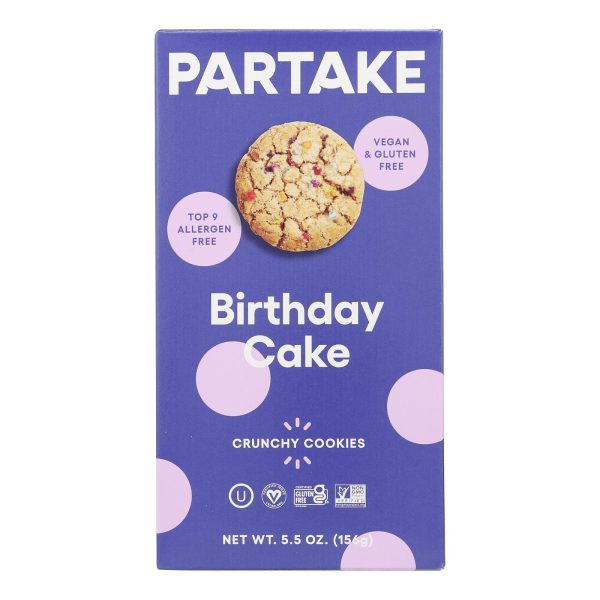 Partake Foods - Cookies Mini Birthdy Cake - Case of 6 - 5.5 OZ - Image 3