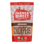 Farmer Direct Cooperative - Chickpeas Organic - Case of 6-16 ounces