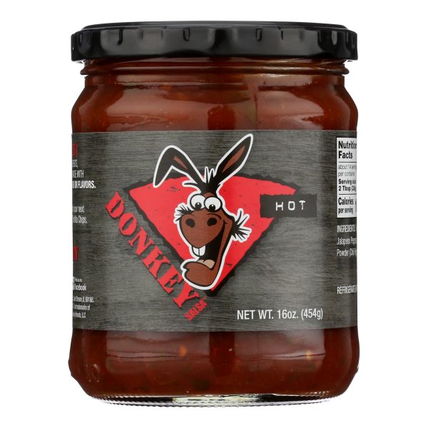 Donkey Chips - Salsa - Hot - Case of 6 - 16 oz. - Image 3