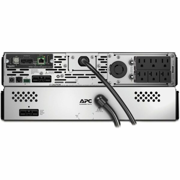 [TAA] APC Smart-UPS X, Line Interactive, 3kVA, Rack/tower convertible 2U, 100V-127V, 3x 5-15R+3x 5-20R+1x L5-30R NEMA, NMC, Extended runtime, TAA - Image 4