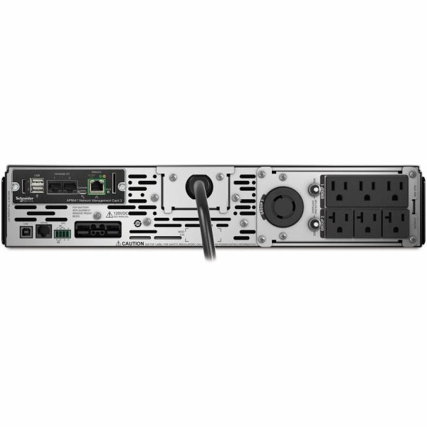 [TAA] APC Smart-UPS X, Line Interactive, 3kVA, Rack/tower convertible 2U, 100V-127V, 3x 5-15R+3x 5-20R+1x L5-30R NEMA, NMC, Extended runtime, TAA - Image 5